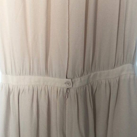 WILFRED FOR ARITZIA NUDE 100% SILK DRESS 6 - Picture 10 of 12